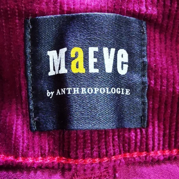 Anthropologie Burgundy Wide Leg Pants - Picture 13 of 16